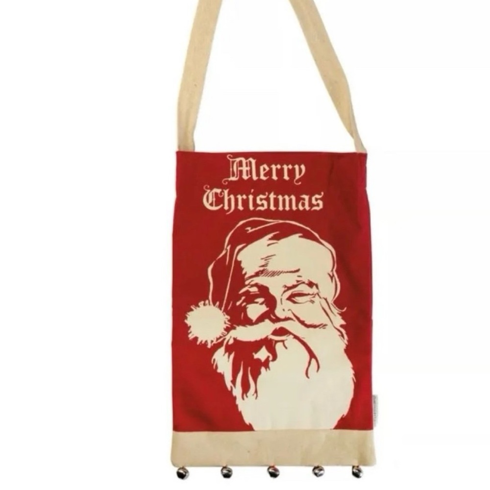 New Vintage Inspired Merry Christmas Hanging Bag